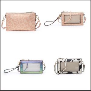 Oil Slick/Mermaid Maeve Crossbody/Wristlet Bag